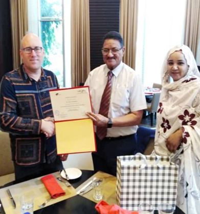 Group photo of international workshop