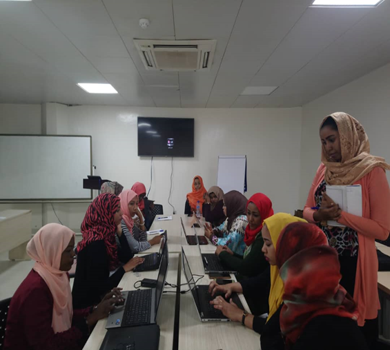 Facilitators delivering online training